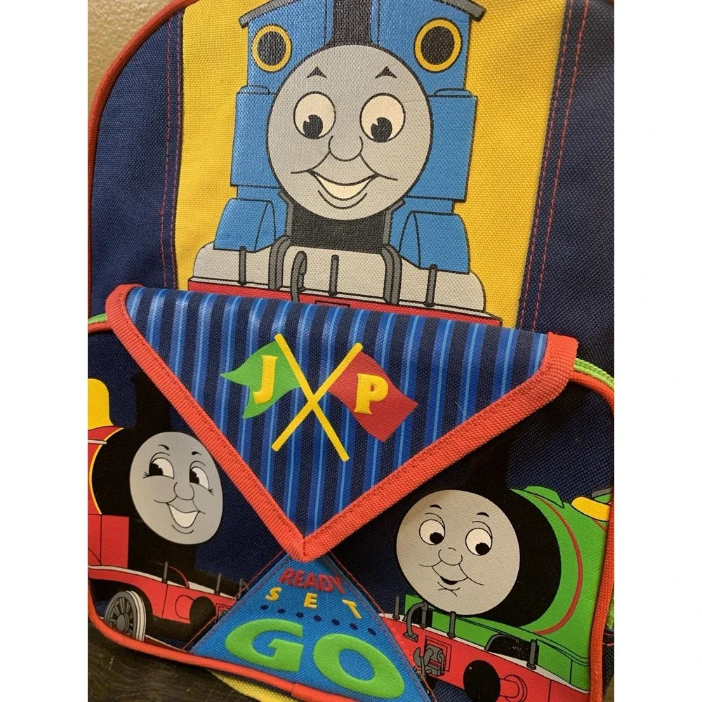 Vintage 2003 Thomas The Tank Engine And Friends Kids Backpack Y2K Book-bag